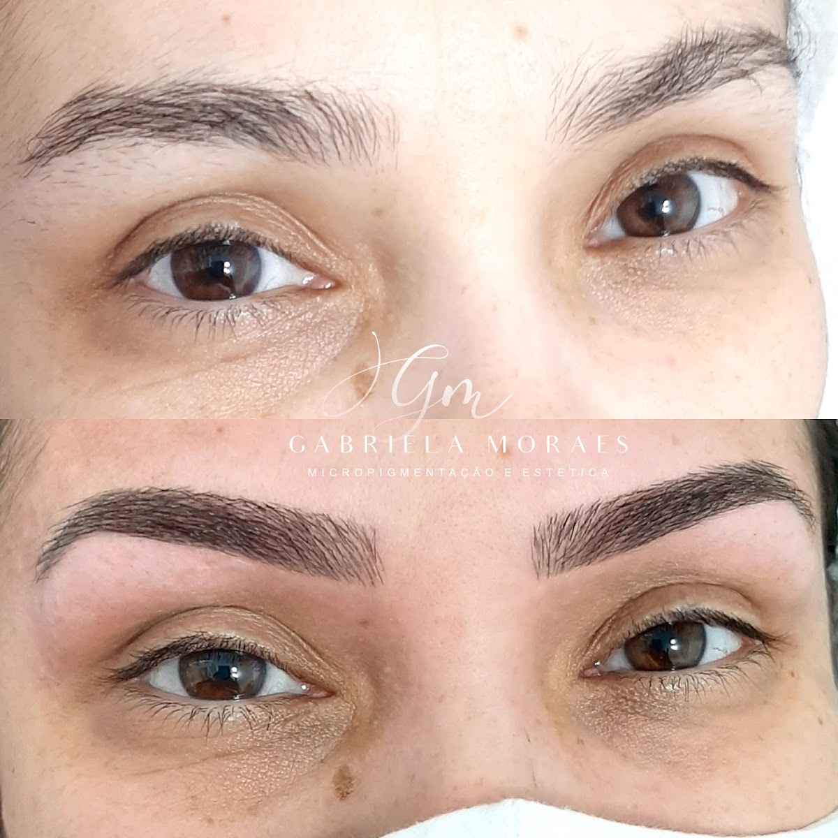 Micropigmentação — antes e depois